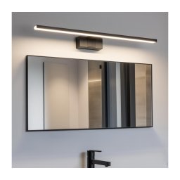 Aigostar - Aplica LED pentru oglindă de baie, 12W, 230V, 4000K, 60 cm, IP44, negru