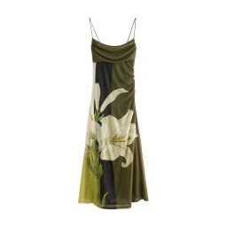 Next Rochie verde / alb