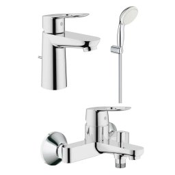 Set baterii baie Grohe Bauloop set dus porter(23335000,23341000,27799001)