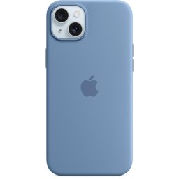 Husa Silicone Case with MagSafe pentru iPhone 15 Plus, Winter Blue