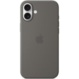 Husa Silicone case with MagSafe for iPhone 16 Plus, Stone Gray