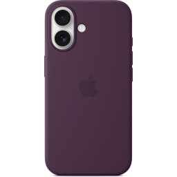 Husa Silicone case with MagSafe for iPhone 16, Plum