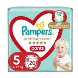 Scutece Pants Premium Care, Nr. 5, 12-17 Kg, 20 buc, Pampers