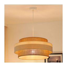 Lustră aplicată Brilagi SPACE LIGHT 1xE27/15W/230V d. 50 cm bej/crem