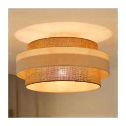 Lustră aplicată Brilagi SPACE LIGHT 1xE27/15W/230V d. 50 cm bej/crem