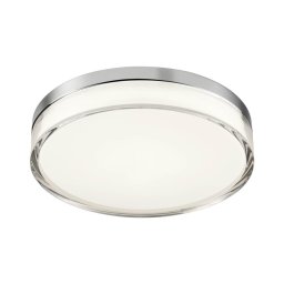 Plafonieră LED Redo 01-3728 FRISBI LED/18W/230V 3000/4000K IP44 crom
