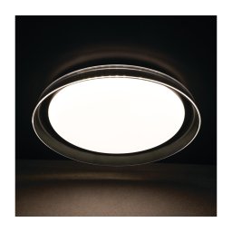 Plafonieră LED Kanlux 37319 NIFU LED/17,8W/230V d. 43 cm alb/negru