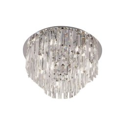 Plafonieră MAXLIGHT C0137 MONACO 15xG9/40W/230V d. 60 cm crom