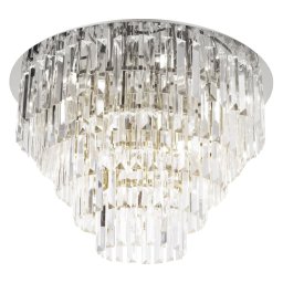 Plafonieră MAXLIGHT C0225 MONACO 16xG9/40W/230V d. 80 cm crom