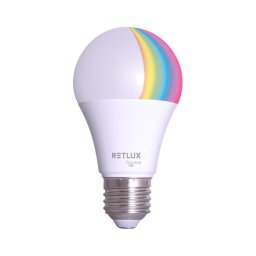 Bec LED RGBW dimabil Retlux A60 E27/9W/230V 2700-6500K Wi-Fi Tuya