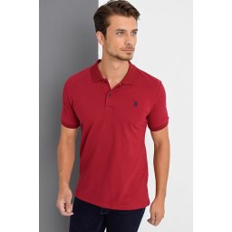 Tricou polo de barbati, dewberry