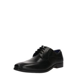 bugatti Pantofi cu șireturi negru