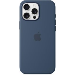 Husa Silicone Case with MagSafe pentru iPhone 16 Pro Max, Denim