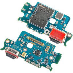 Piese si componente Placa cu Conector Incarcare - Microfon - Modul Cititor SIM Samsung Galaxy S23 S911, Swap GH96-15629A