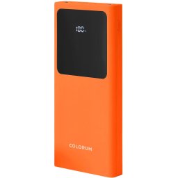 Baterie externa CPB10-02, 10000mAh, 10W, 2 x USB-A, Portocalie