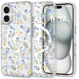 Husa Tech-Protect Tech Protect Magmood MagSafe design premium transparentă - Husă telefon - compatibil cu Apple iPhone 16 - MagSafe - culoare Transparent