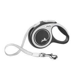 Lesa Flexi New Comfort, Retractabila, cu Banda, marimea XS, 3m/12kg, Negru