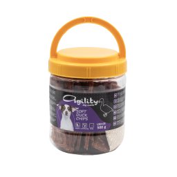 Recompense pentru caini Agility, chipsuri moi de rata, 500g