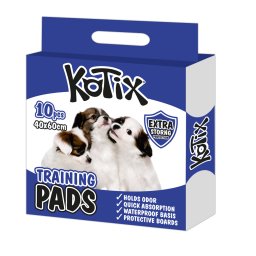 Set 10 covorase absorbante igienice Kotix pentru caini, 40 x 60 cm