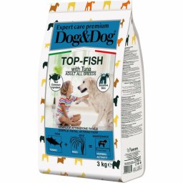 Hrana uscata pentru caini Dog&Dog Expert Premium, Peste-Top, 3kg