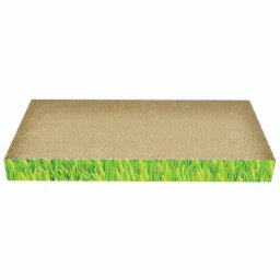 Zgarietor din carton pentru pisici, 48.26x22.86x5.08 cm, Verde