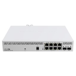 Switch, 8 x Gigabit PoE, 2 x SFP+ 10Gbps, Management - MikroTik CSS610-8P-2S+IN