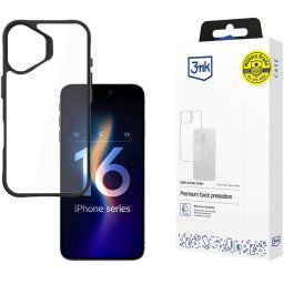 Husa Husa pentru Apple iPhone 16, 3MK, Satin Armor Case+, Transparenta