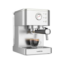 Klarstein Mașină de cafea SteelPresso cu portafiltru, Compact, 20 bar (COF10-SteelPressoSS)