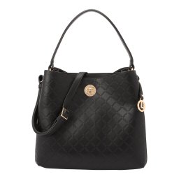 L.CREDI Geantă de umăr 'Filberta' auriu / negru