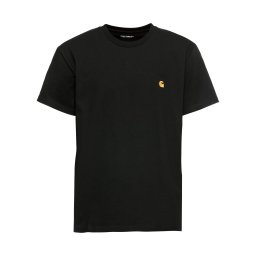 Carhartt WIP Tricou 'Chase' auriu / negru