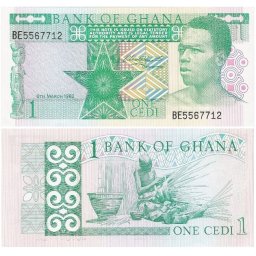 Ghana 1982 - 1 cedi, necirculata