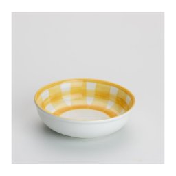 Bol pentru compot 13 cm alb galben