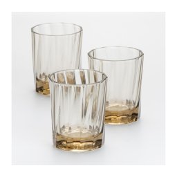 Set 3x pahar Berny 185 ml fumuriu