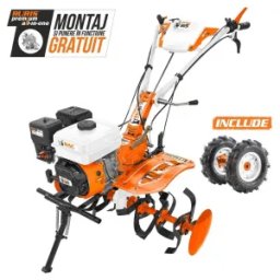 Motosapatoare Ruris Dac 185, 8.5 CP, 2+1 trepte, latime lucru 56-93 cm + roti cauciuc 5.00x8