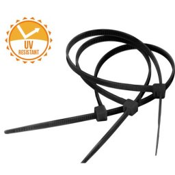 Fasete Rezistente UV 4.8x400MM NEGRE SET 100 bucati 59140C