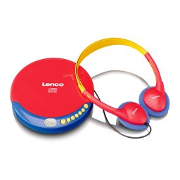 Lenco CD-021KIDS Discman CD player portabil - albastru/rosu (CD021KIDS)
