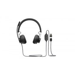 Logitech Zone Casti Prin cablu Banda de fixare pe cap Apeluri/Muzica USB tip-C Grafit
