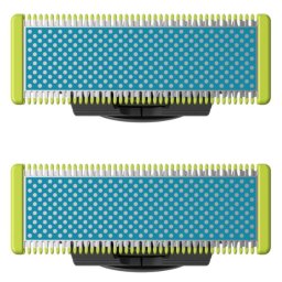 Rezerva Aparat Ras, Philips OneBlade, 2 lame, verde