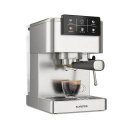 Klarstein Mașină de cafea SteelPresso cu portafiltru, Compact, 20 bar (COF10-SteelPTouchSS)