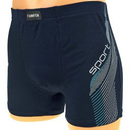 Boxeri pentru bărbați, sport, viscoză, albastru