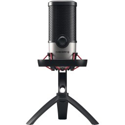 Microfon CHERRY UM 6.0 Advanced, microphone (black/silver, USB-C, jack)