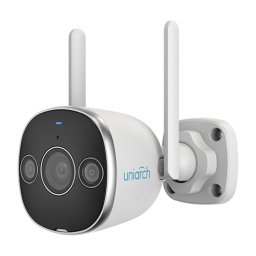 Camera IP WiFI, 3MP, lentila 2.8mm, IR 20m, Lumina Alba 10m, Audio bidirectional, Slot card SD, IP67- Uniarch Uho-B2D-M3F3D