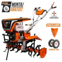Motosapatoare RURIS 915K benzina 15CP + roti cauciuc 5.00-12 + rarita