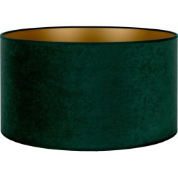 Abajur universal Duolla VELVET E27 d. 35 cm verde/auriu