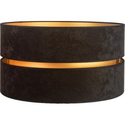 Abajur universal Duolla DUO E27 d. 40 cm negru/auriu
