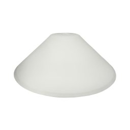 Abajur de rezervă din sticlă Rabalux MARIAN E27 d. 39 cm alb