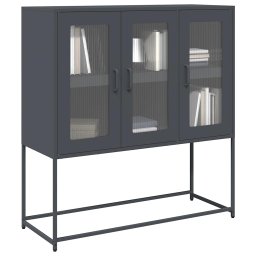 Dulap, antracit, 100,5x39x107 cm, otel laminat la rece GartenMobel Dekor