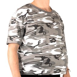 Tricou camuflaj, supradimensionat, Metro Urban