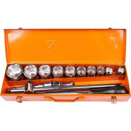 Set/trusa chei tubulare, 3/4"", 14 piese, 22-50 mm, Richmann Exclusive