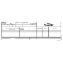 Accesorii birotica Bon de consum, format A5, 100 coli/carnet